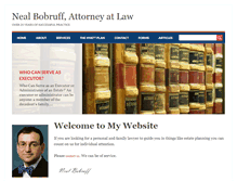 Tablet Screenshot of bobrufflaw.com